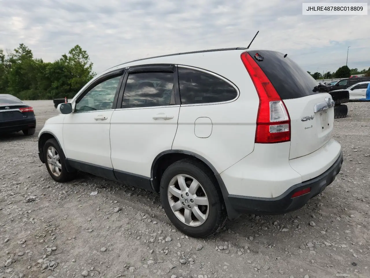 2008 Honda Cr-V Exl VIN: JHLRE48788C018809 Lot: 62580095