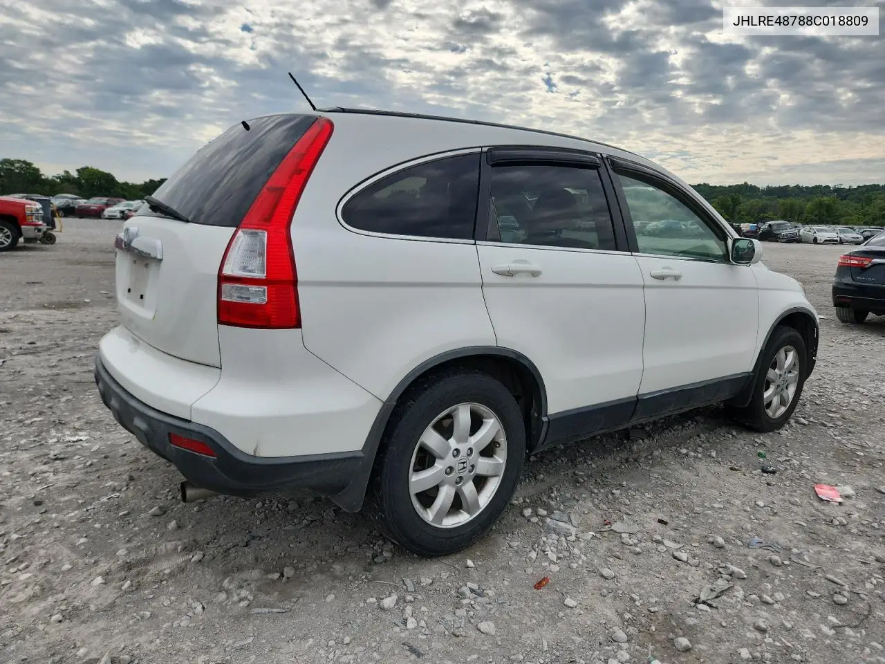 2008 Honda Cr-V Exl VIN: JHLRE48788C018809 Lot: 62580095