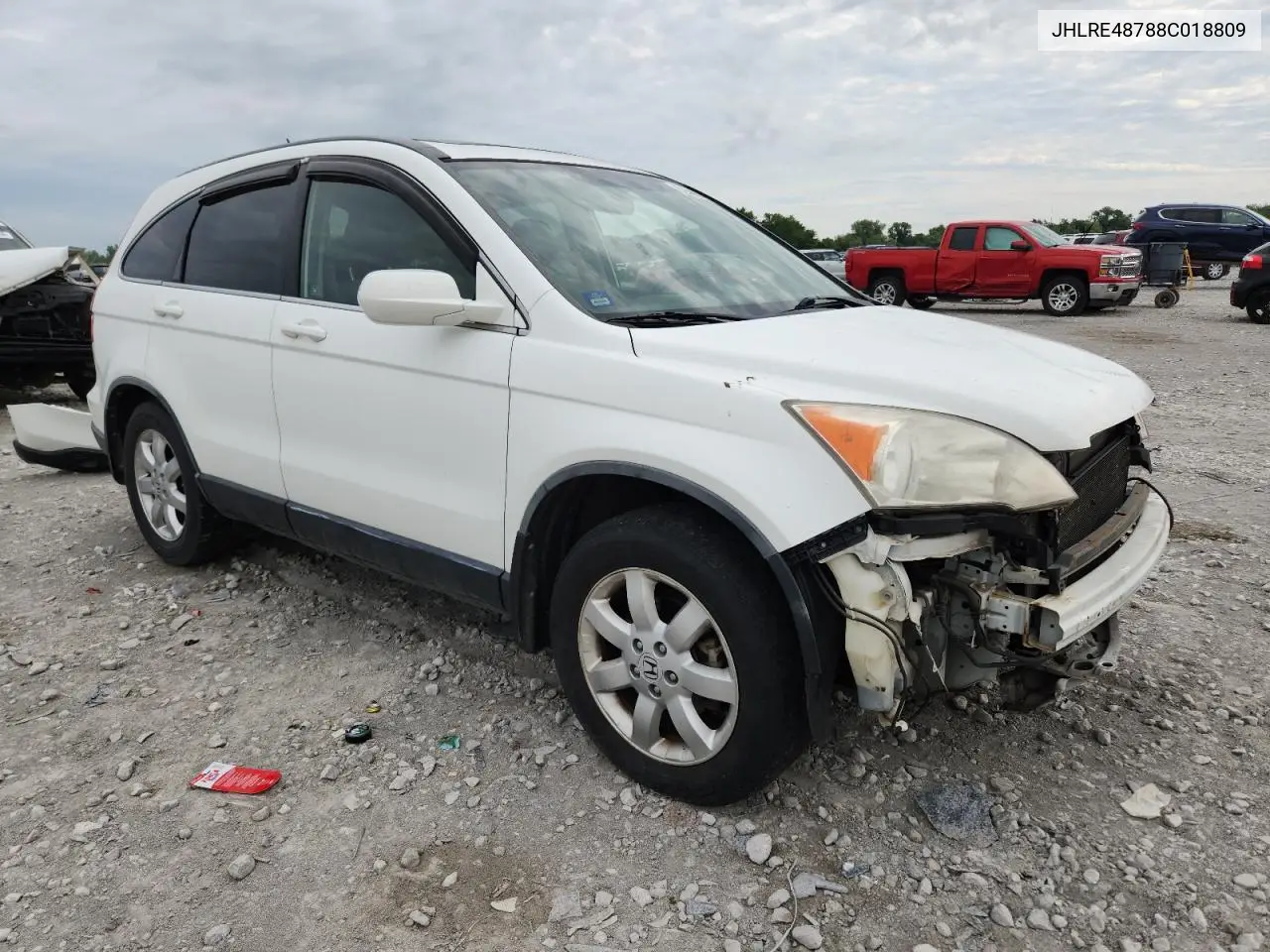 2008 Honda Cr-V Exl VIN: JHLRE48788C018809 Lot: 62580095