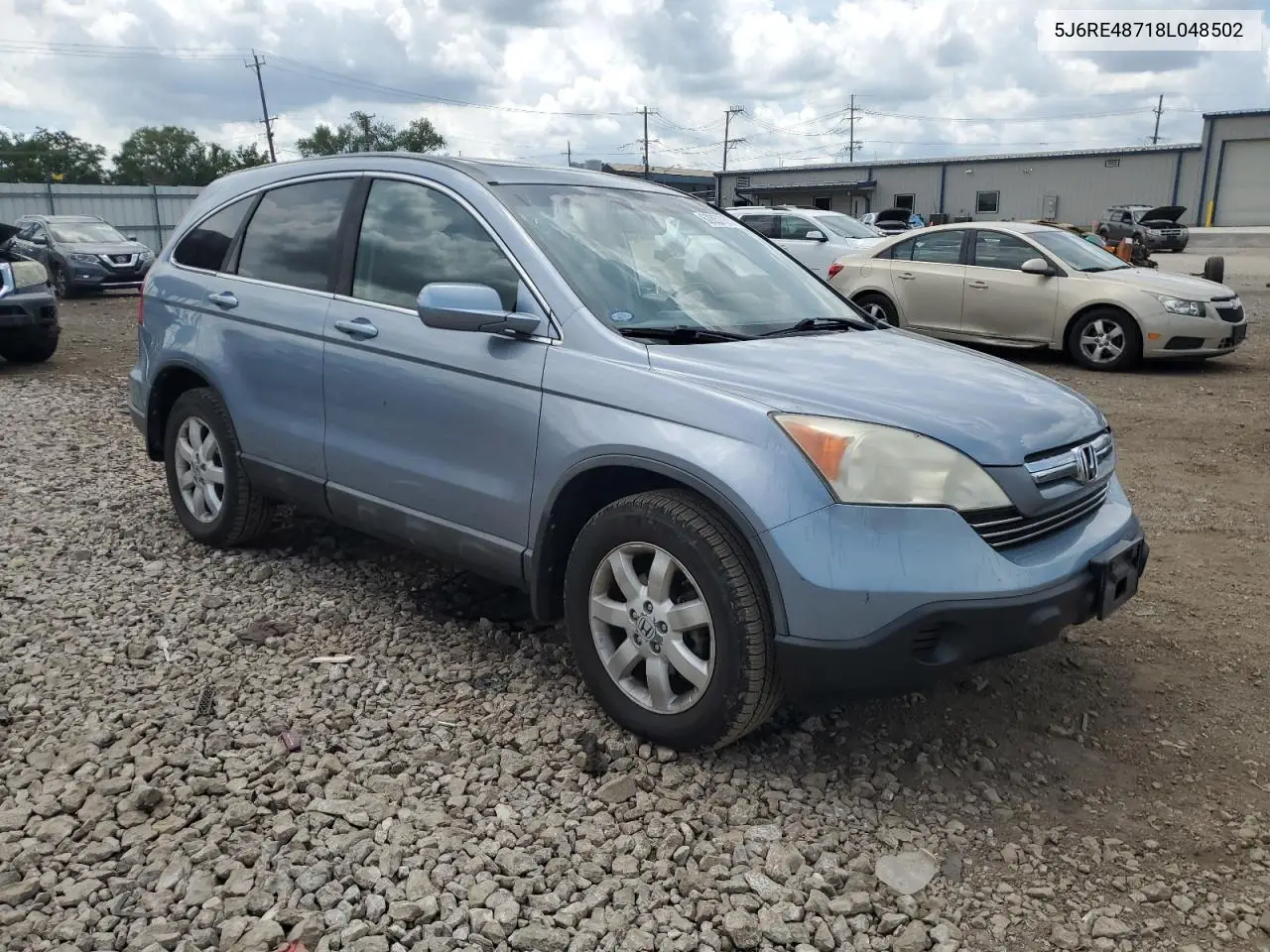 2008 Honda Cr-V Exl VIN: 5J6RE48718L048502 Lot: 62857055