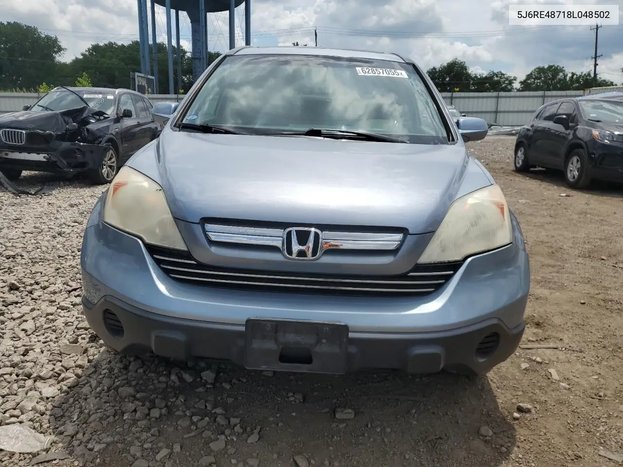 2008 Honda Cr-V Exl VIN: 5J6RE48718L048502 Lot: 62857055
