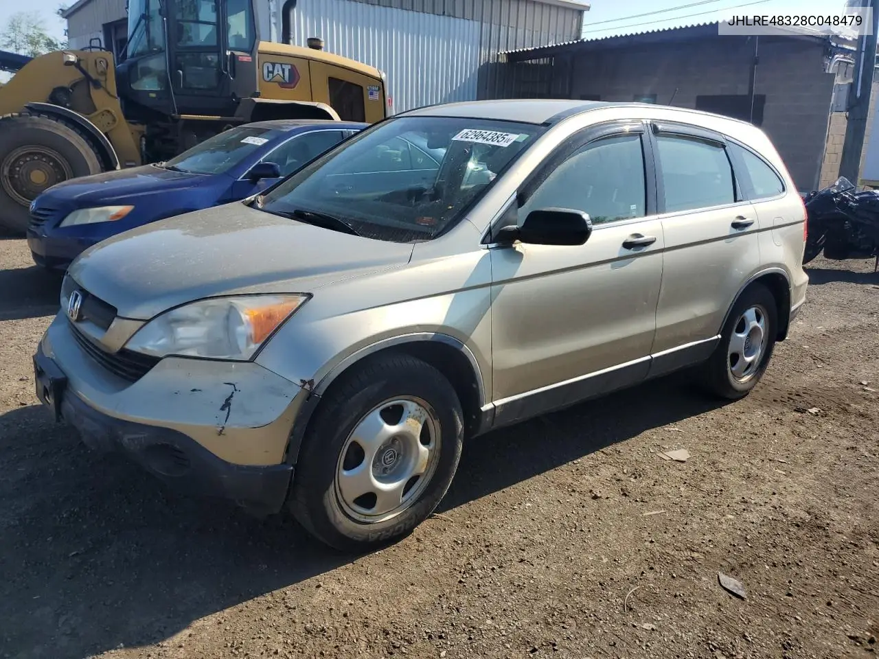 2008 Honda Cr-V Lx VIN: JHLRE48328C048479 Lot: 62964385