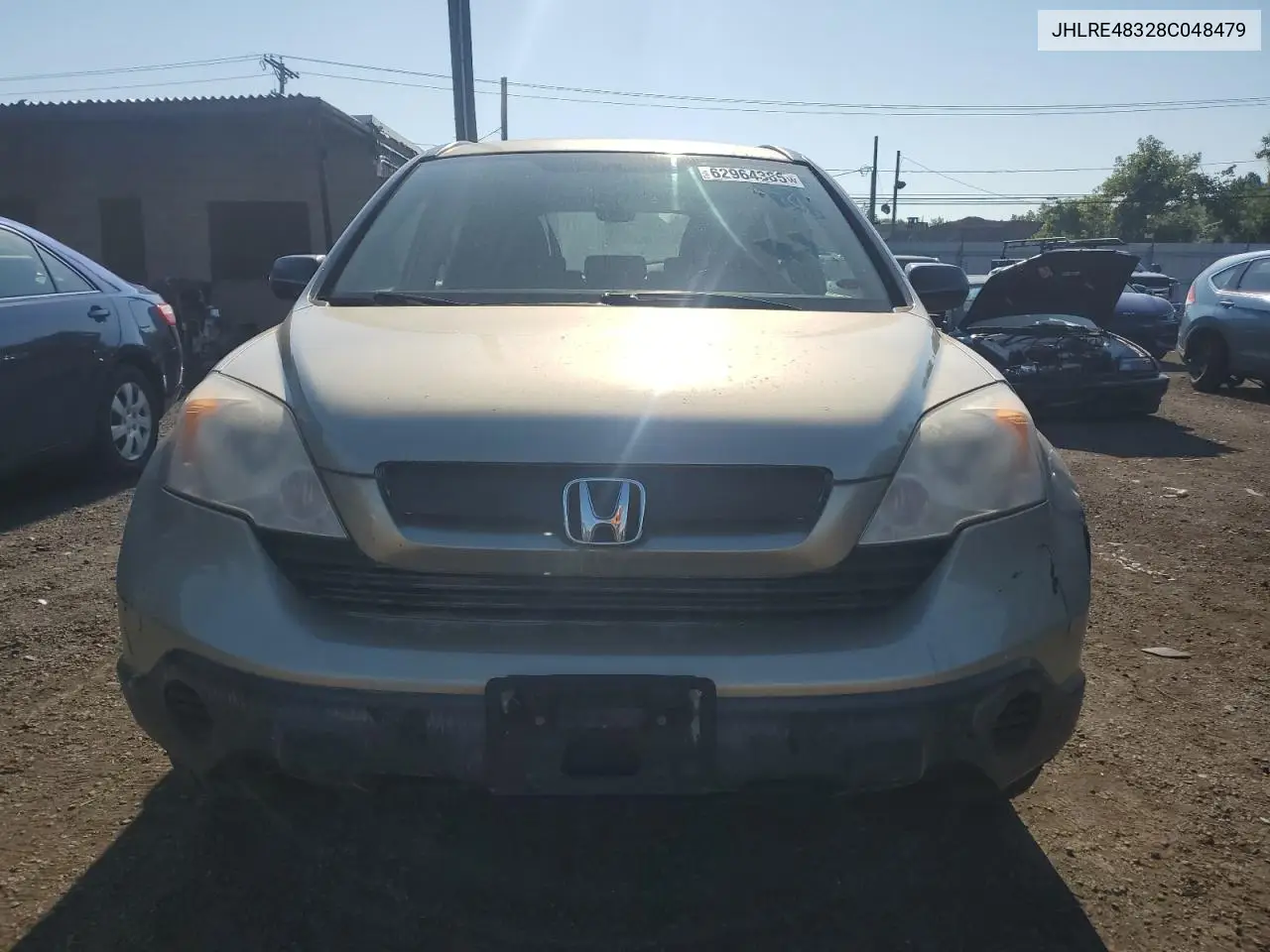 2008 Honda Cr-V Lx VIN: JHLRE48328C048479 Lot: 62964385