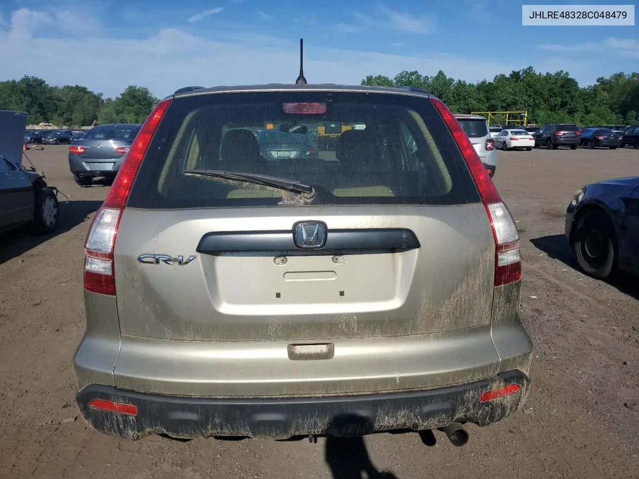 2008 Honda Cr-V Lx VIN: JHLRE48328C048479 Lot: 62964385