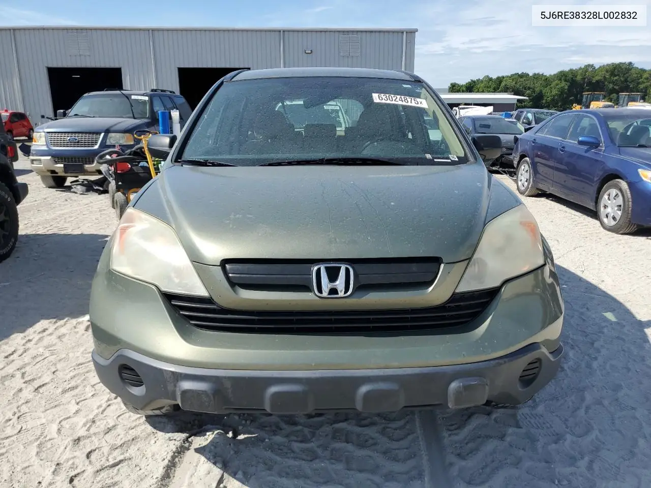 2008 Honda Cr-V Lx VIN: 5J6RE38328L002832 Lot: 63024875