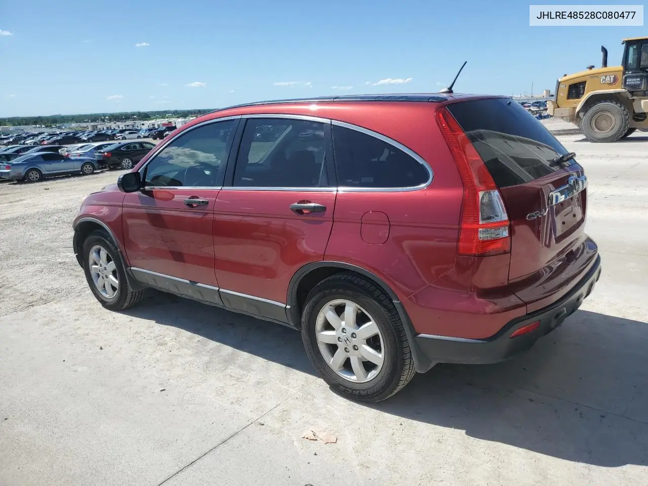 2008 Honda Cr-V Ex VIN: JHLRE48528C080477 Lot: 63041515