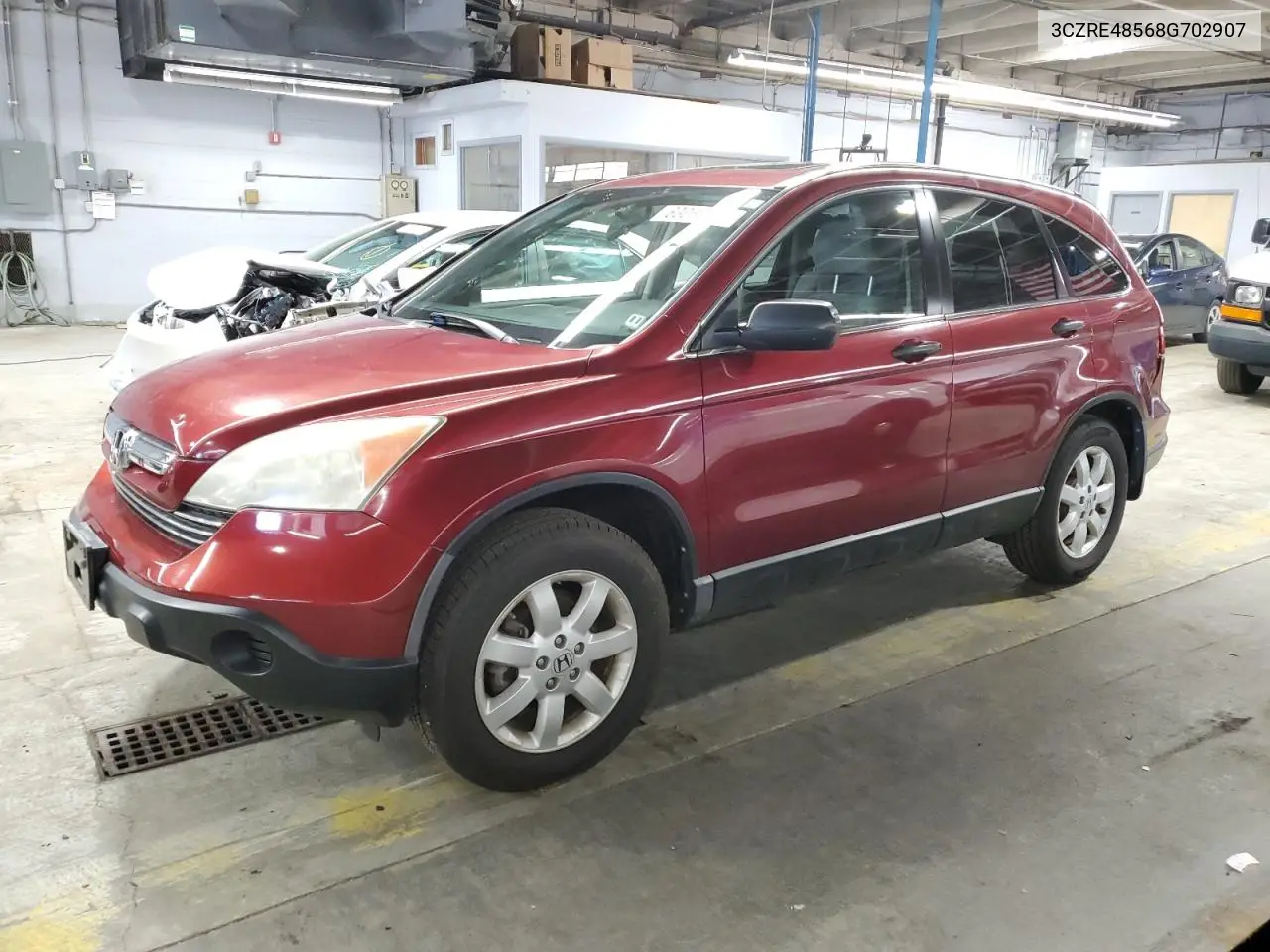 2008 Honda Cr-V Ex VIN: 3CZRE48568G702907 Lot: 63065395
