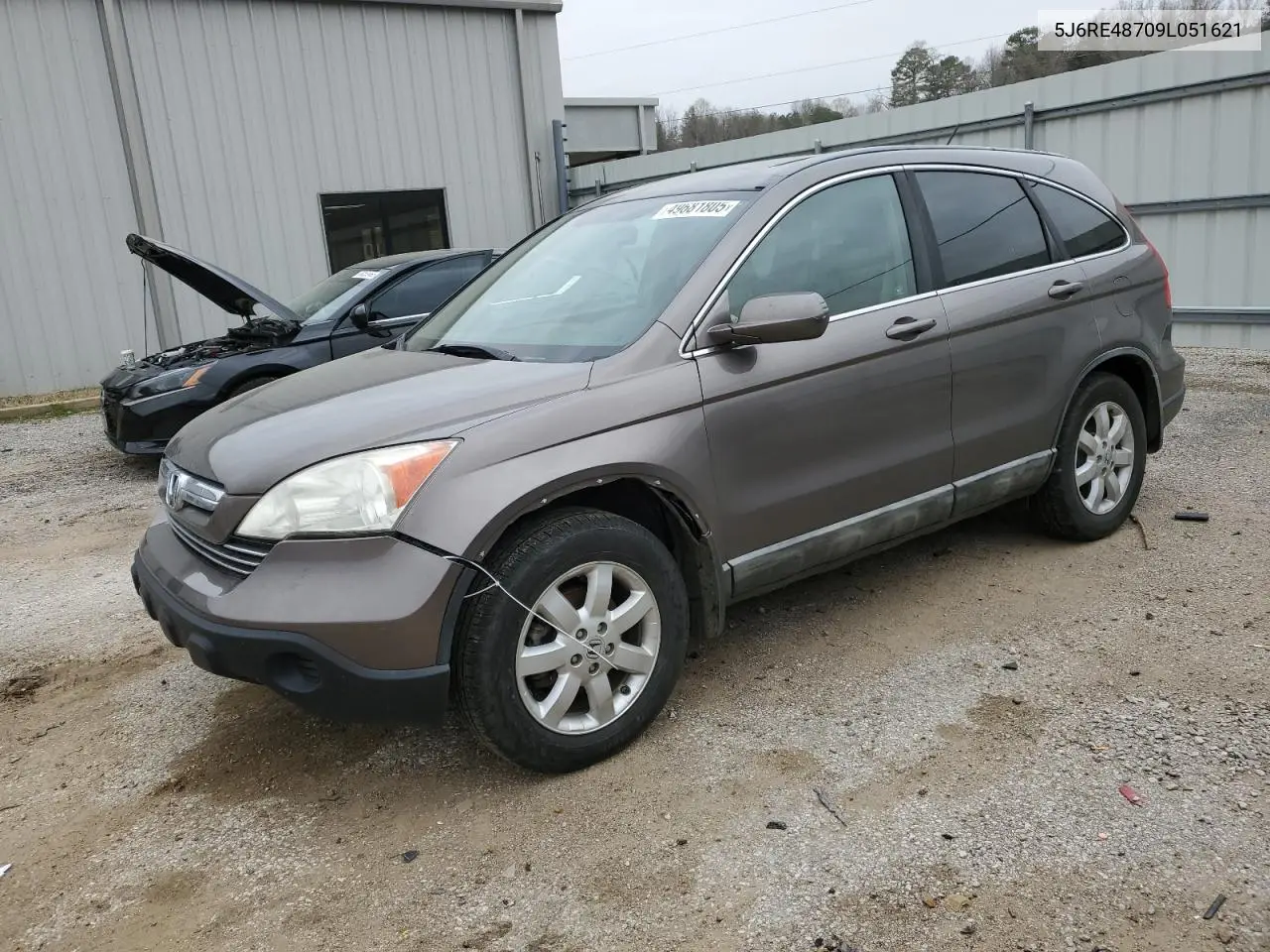 2009 Honda Cr-V Exl VIN: 5J6RE48709L051621 Lot: 49681805
