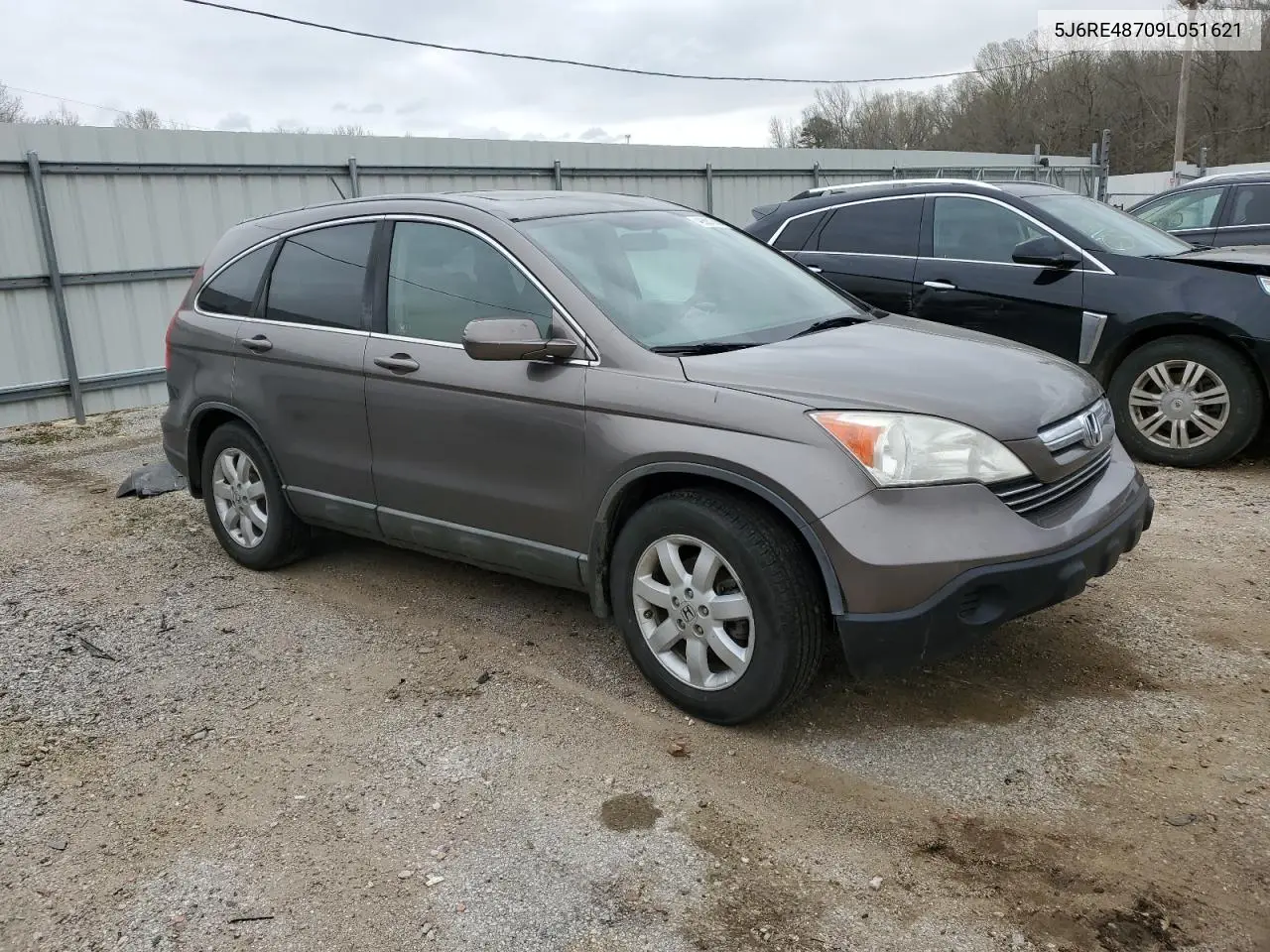 2009 Honda Cr-V Exl VIN: 5J6RE48709L051621 Lot: 49681805