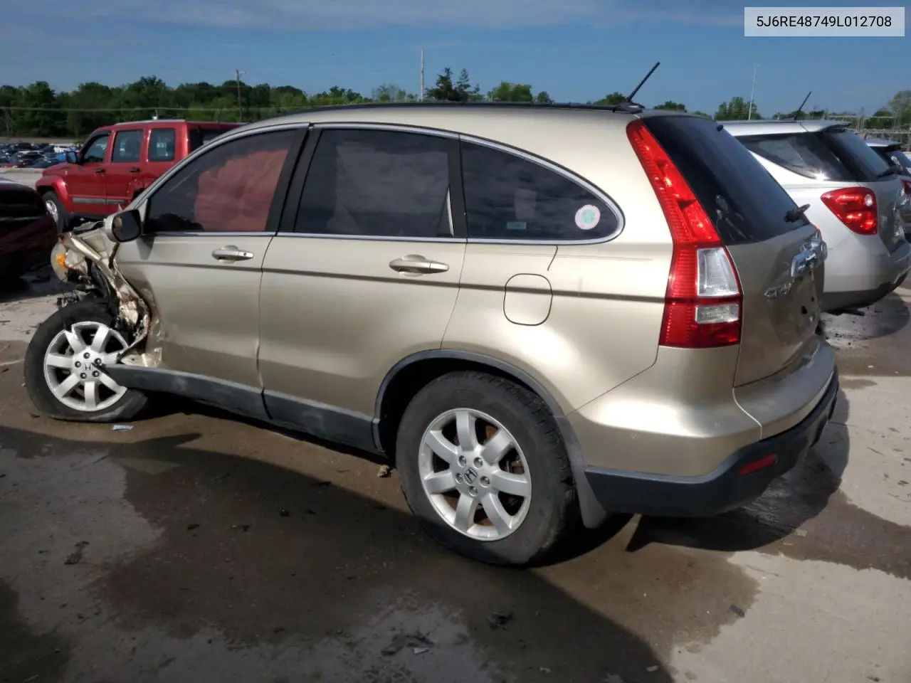 2009 Honda Cr-V Exl VIN: 5J6RE48749L012708 Lot: 55042345