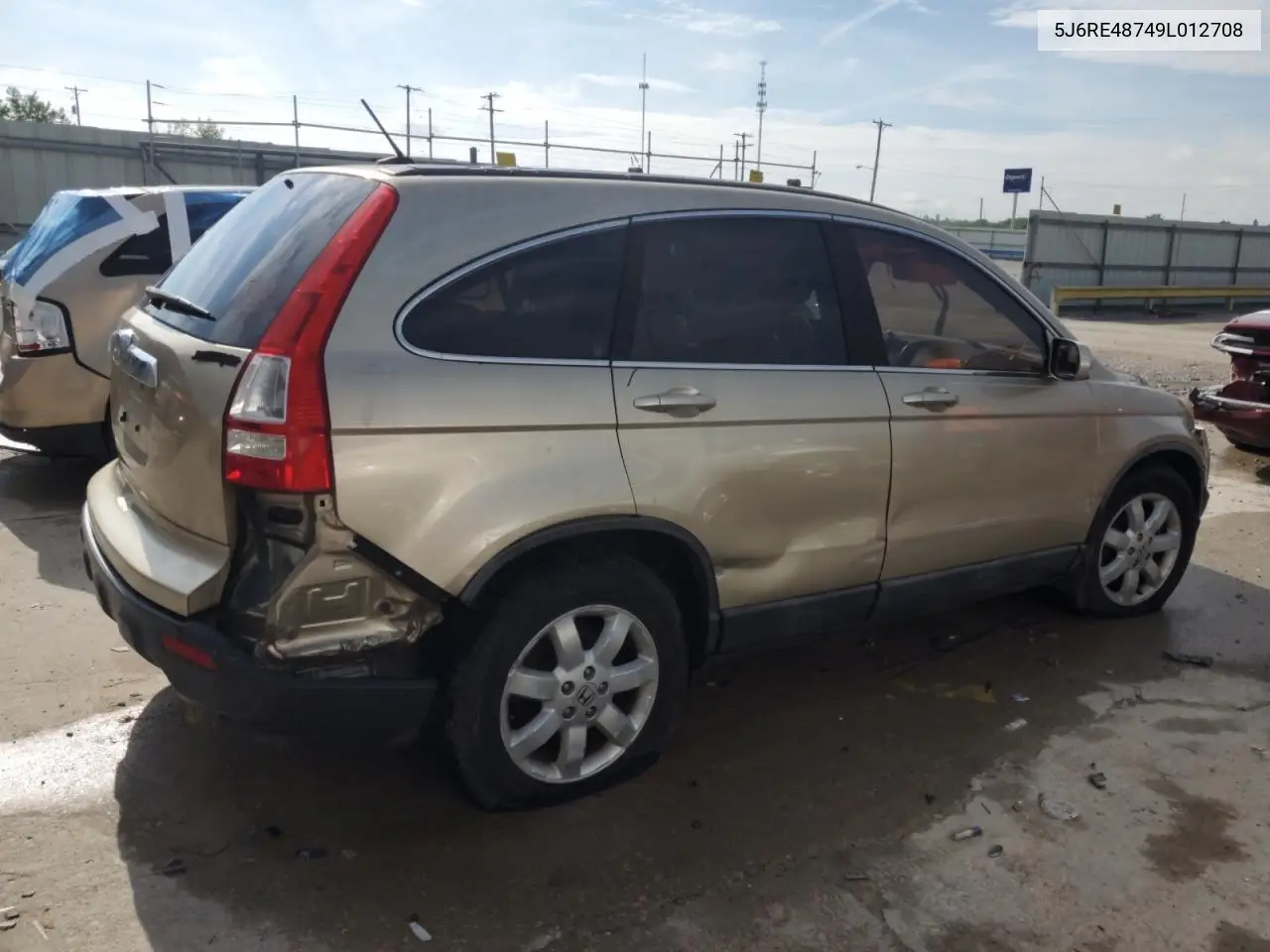 2009 Honda Cr-V Exl VIN: 5J6RE48749L012708 Lot: 55042345