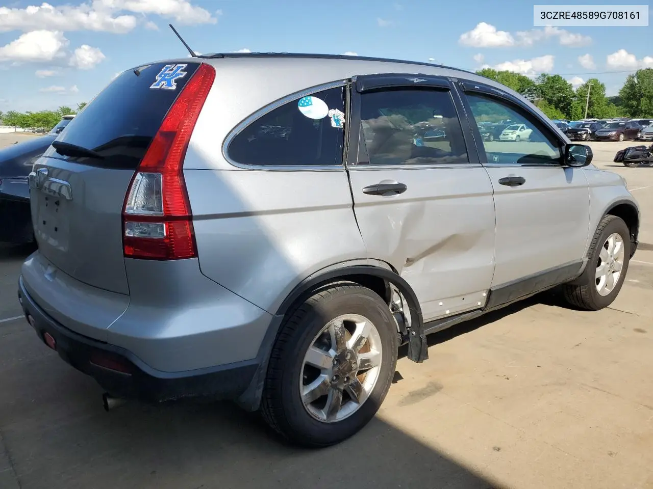 2009 Honda Cr-V Ex VIN: 3CZRE48589G708161 Lot: 56221605