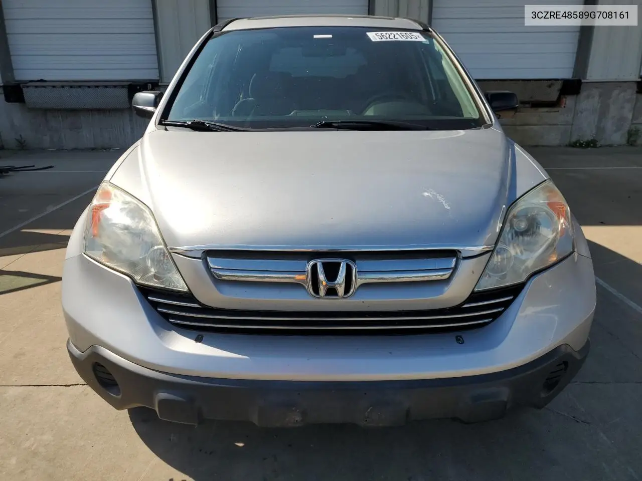 2009 Honda Cr-V Ex VIN: 3CZRE48589G708161 Lot: 56221605