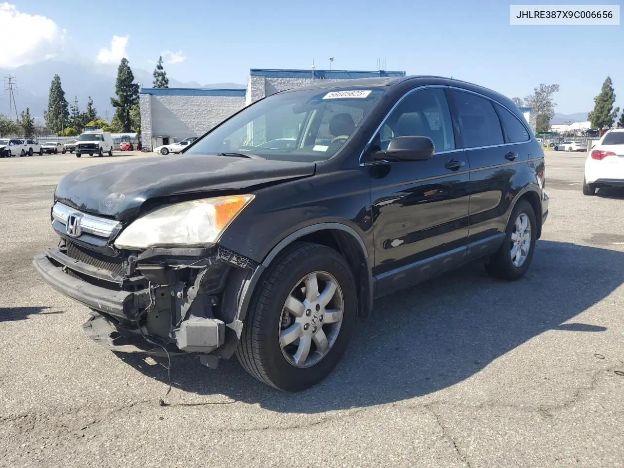 2009 Honda Cr-V Exl VIN: JHLRE387X9C006656 Lot: 56605825