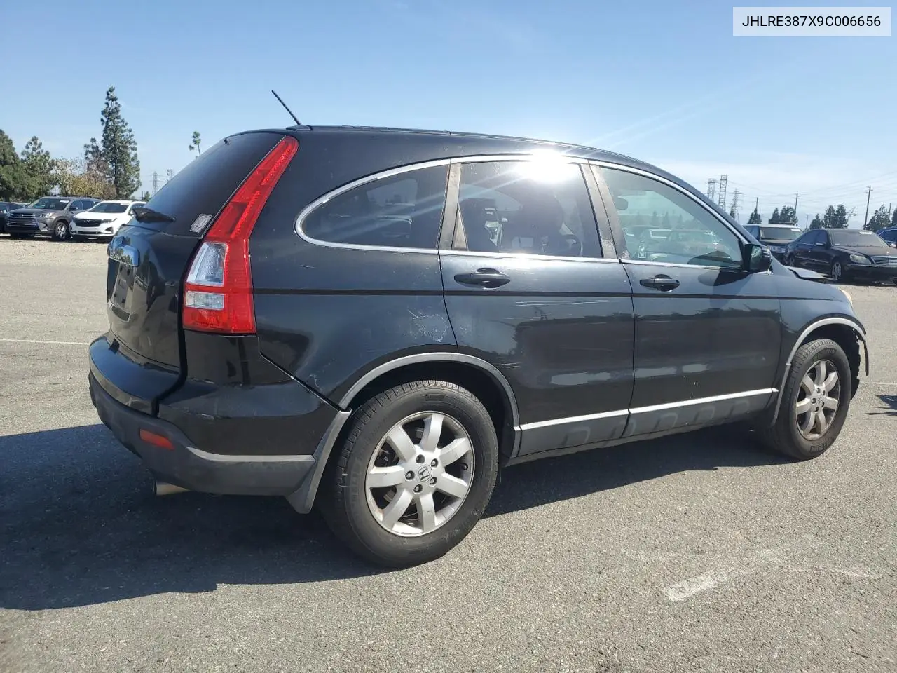 2009 Honda Cr-V Exl VIN: JHLRE387X9C006656 Lot: 56605825