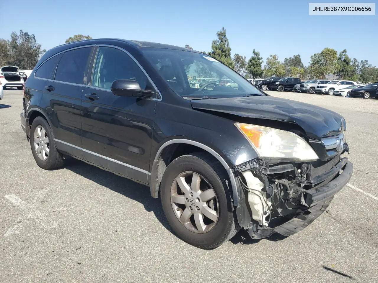 2009 Honda Cr-V Exl VIN: JHLRE387X9C006656 Lot: 56605825