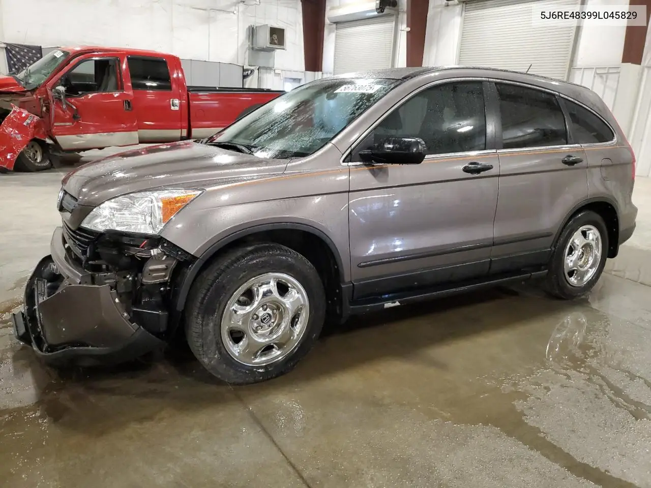 2009 Honda Cr-V Lx VIN: 5J6RE48399L045829 Lot: 56763075