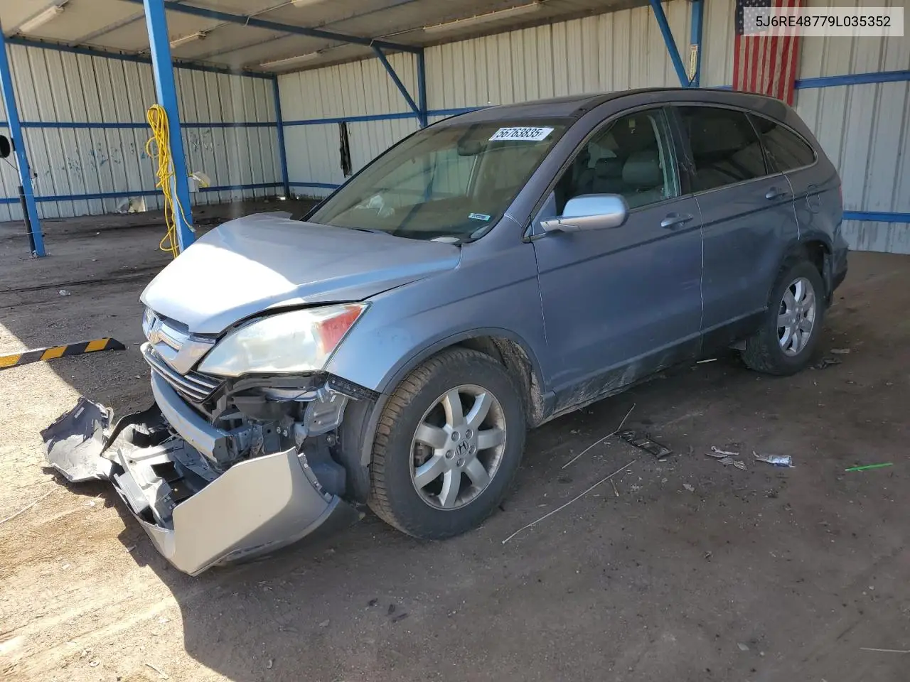 2009 Honda Cr-V Exl VIN: 5J6RE48779L035352 Lot: 56763835