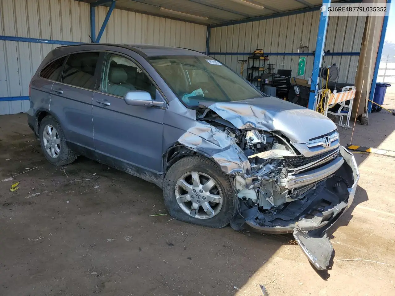 2009 Honda Cr-V Exl VIN: 5J6RE48779L035352 Lot: 56763835