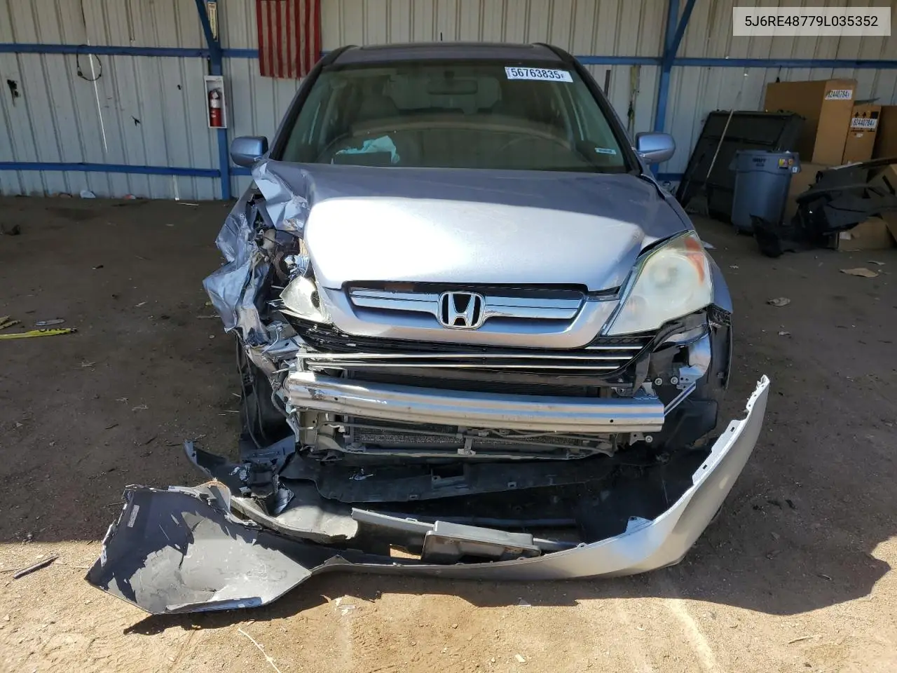 2009 Honda Cr-V Exl VIN: 5J6RE48779L035352 Lot: 56763835