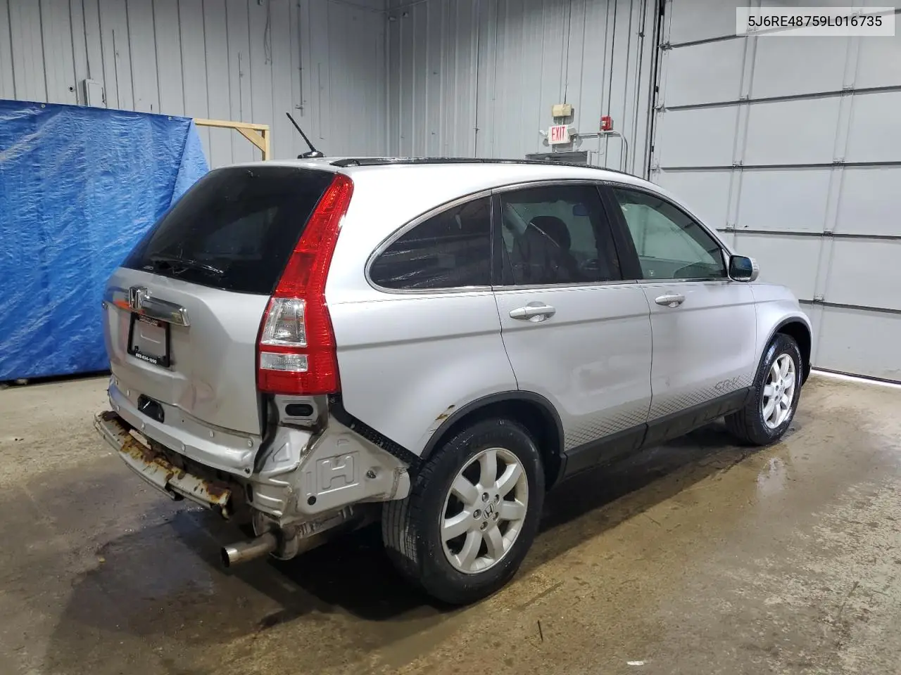 2009 Honda Cr-V Exl VIN: 5J6RE48759L016735 Lot: 56839235