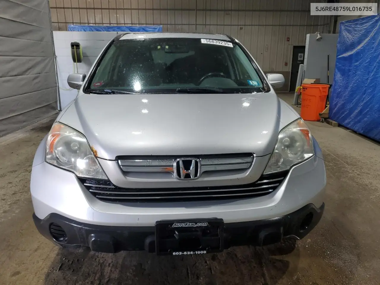 2009 Honda Cr-V Exl VIN: 5J6RE48759L016735 Lot: 56839235