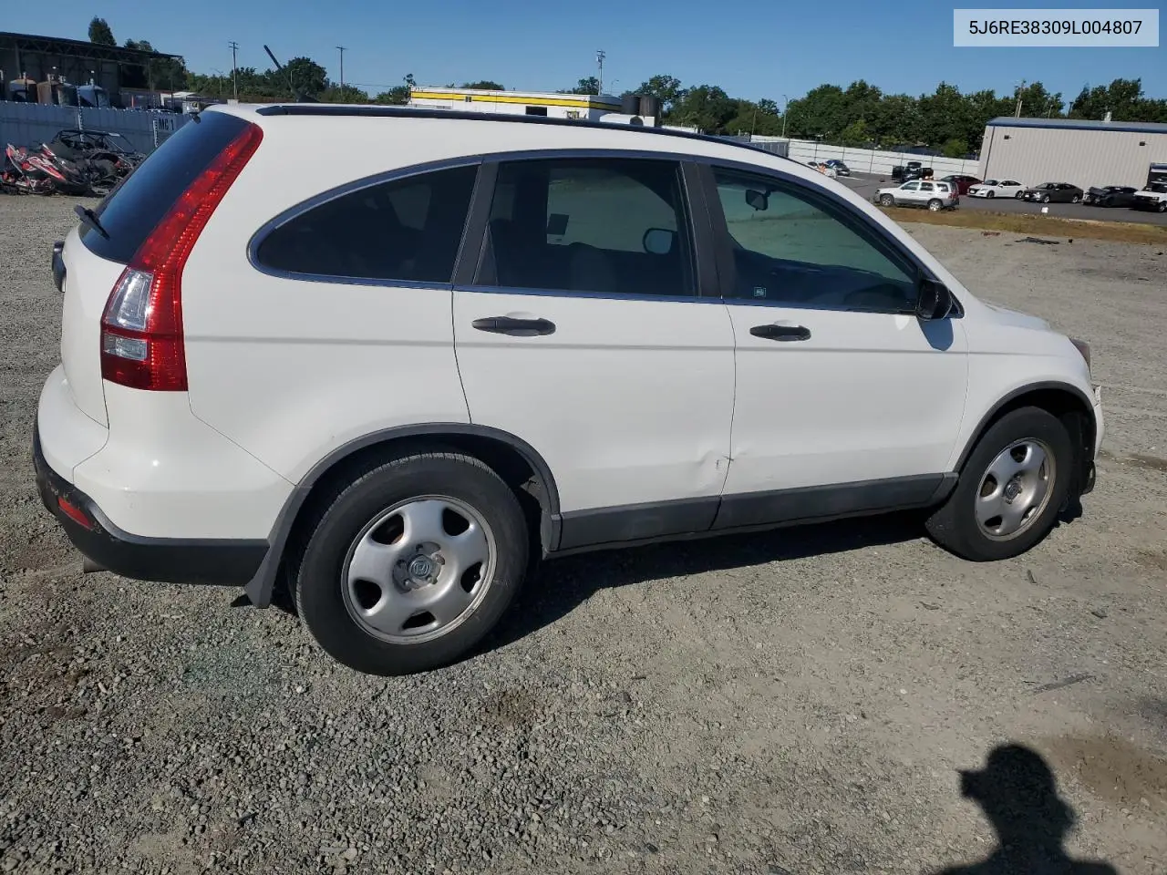2009 Honda Cr-V Lx VIN: 5J6RE38309L004807 Lot: 56992985
