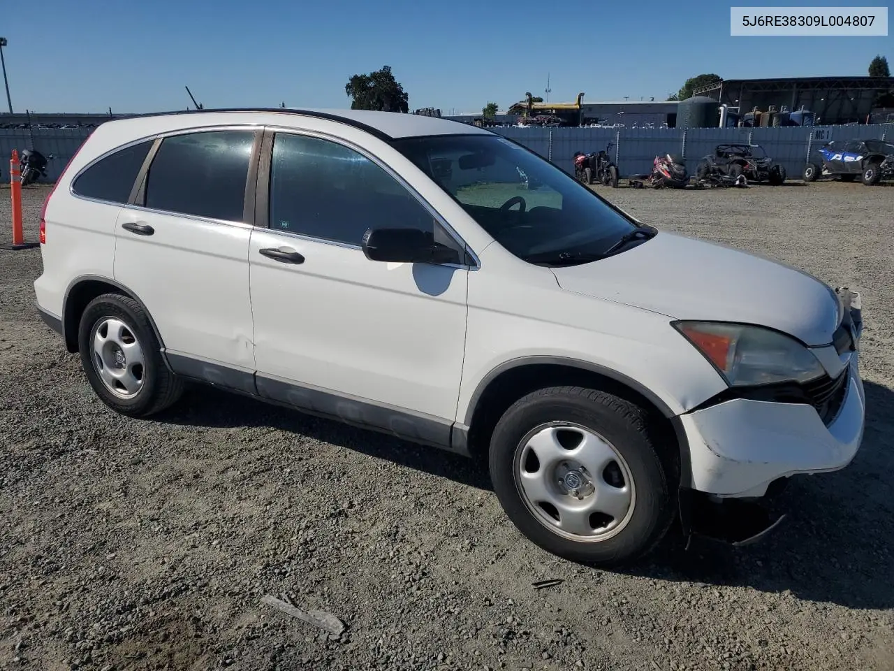 2009 Honda Cr-V Lx VIN: 5J6RE38309L004807 Lot: 56992985