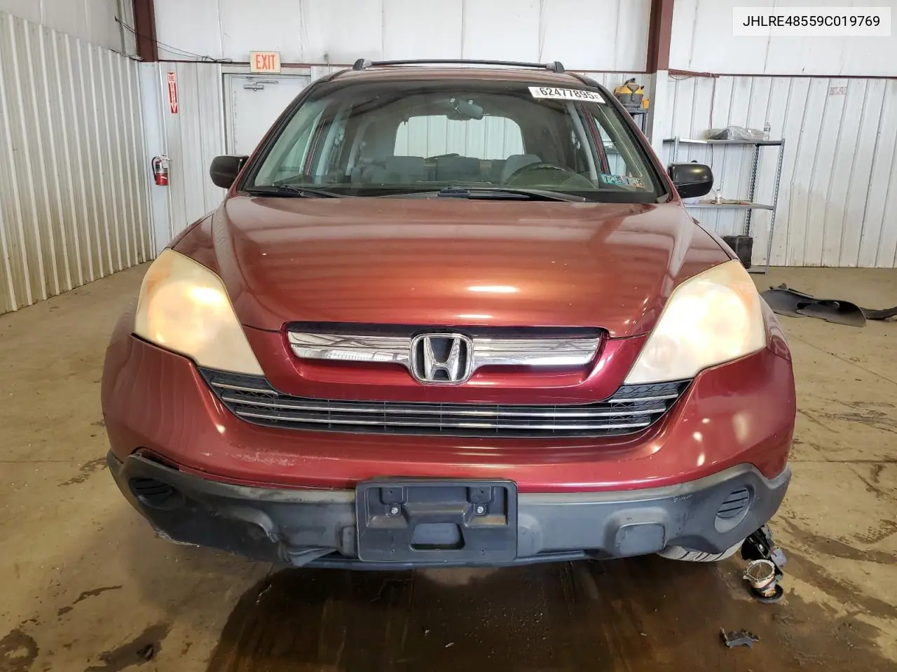 2009 Honda Cr-V Ex VIN: JHLRE48559C019769 Lot: 62477895