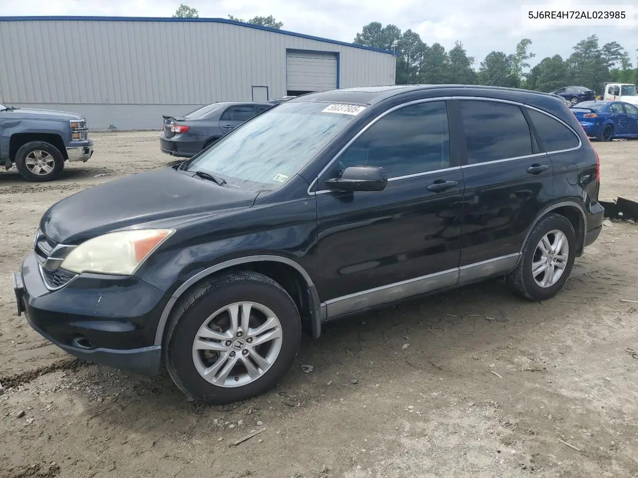 2010 Honda Cr-V Exl VIN: 5J6RE4H72AL023985 Lot: 56037805