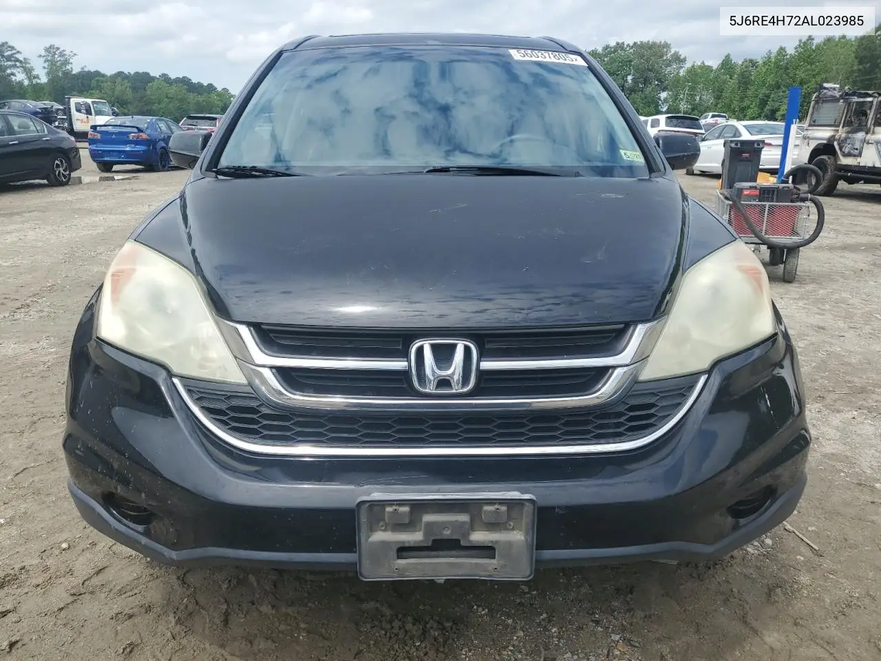 2010 Honda Cr-V Exl VIN: 5J6RE4H72AL023985 Lot: 56037805
