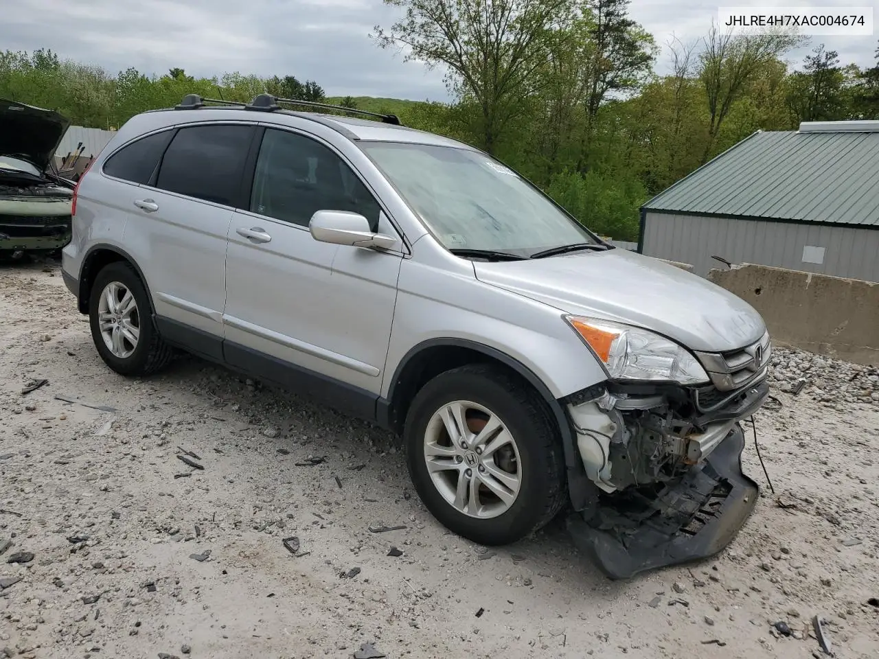 2010 Honda Cr-V Exl VIN: JHLRE4H7XAC004674 Lot: 56661425