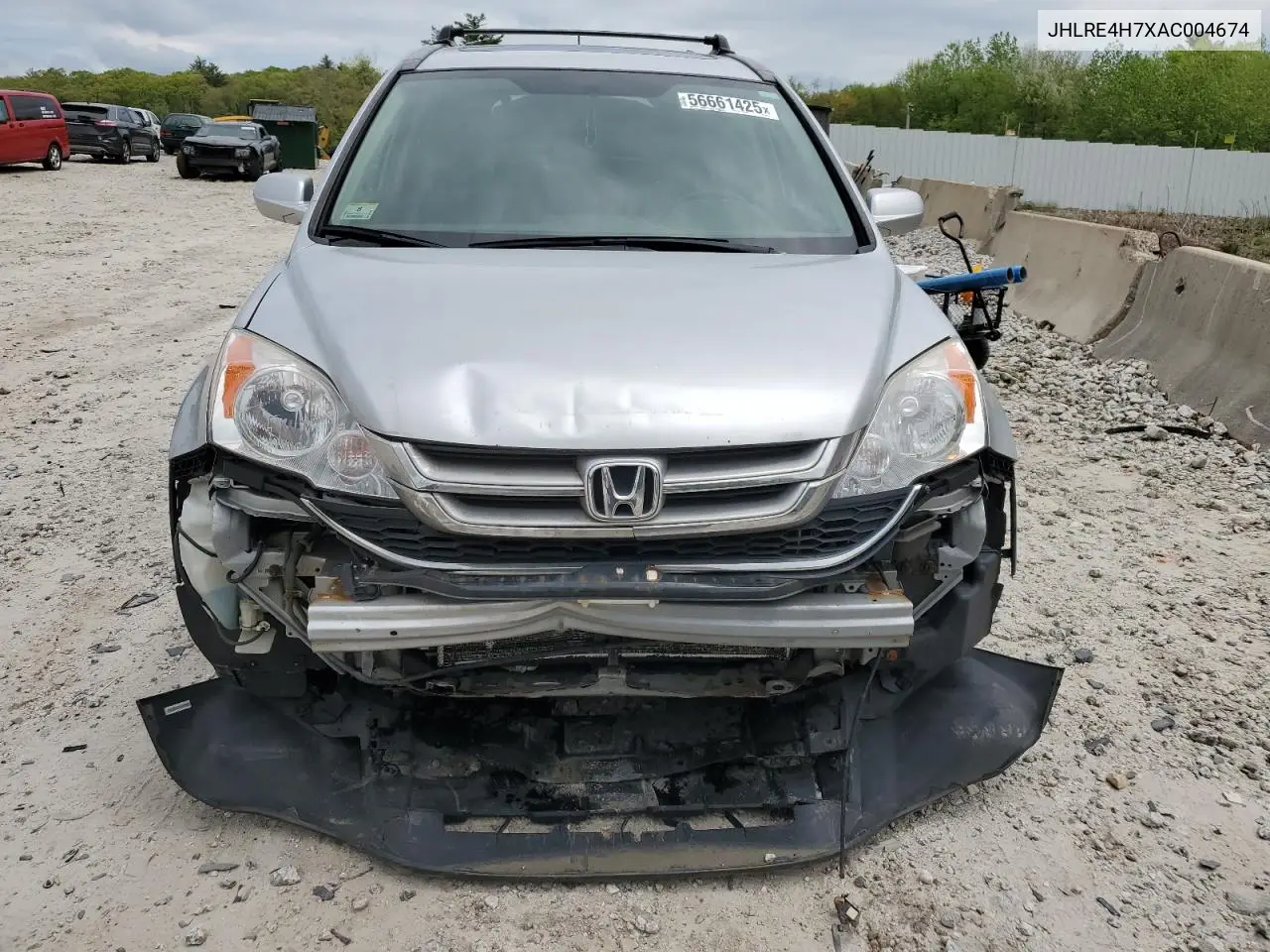 2010 Honda Cr-V Exl VIN: JHLRE4H7XAC004674 Lot: 56661425