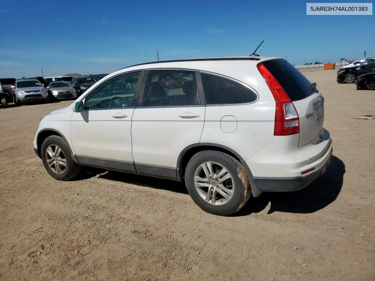 2010 Honda Cr-V Exl VIN: 5J6RE3H74AL001383 Lot: 56856105