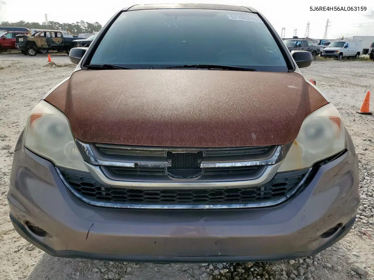 2010 Honda Cr-V Ex VIN: 5J6RE4H56AL063159 Lot: 57185245