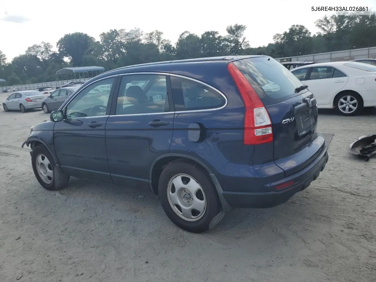 2010 Honda Cr-V Lx VIN: 5J6RE4H33AL026861 Lot: 61510285