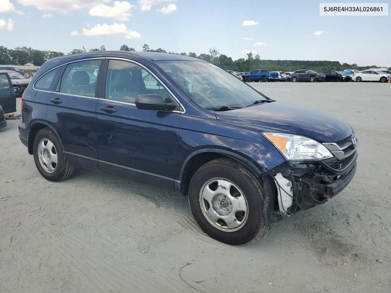 2010 Honda Cr-V Lx VIN: 5J6RE4H33AL026861 Lot: 61510285