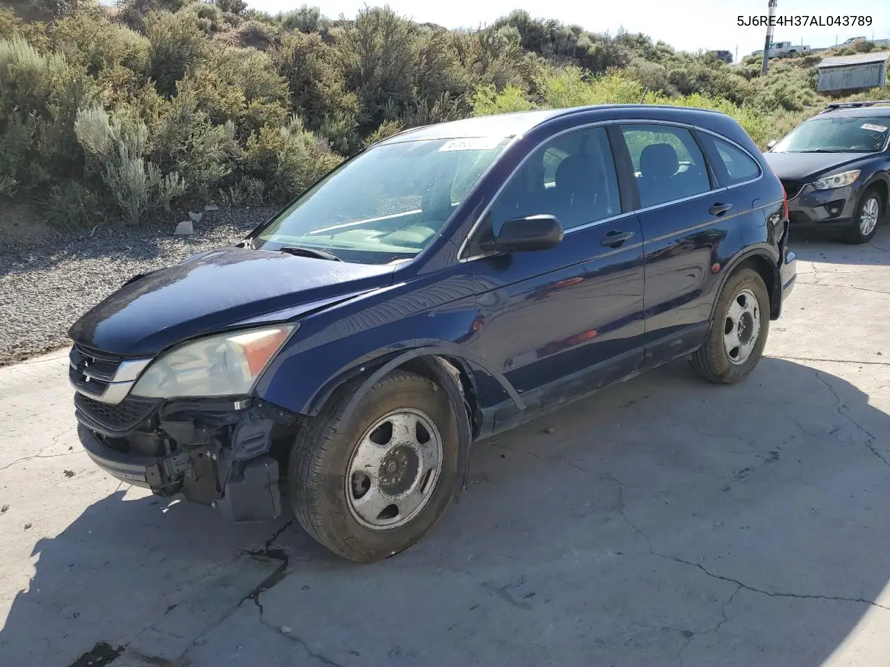 2010 Honda Cr-V Lx VIN: 5J6RE4H37AL043789 Lot: 61639385