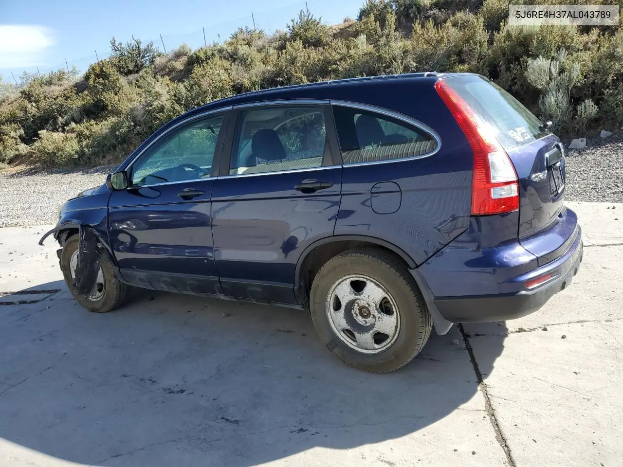 2010 Honda Cr-V Lx VIN: 5J6RE4H37AL043789 Lot: 61639385