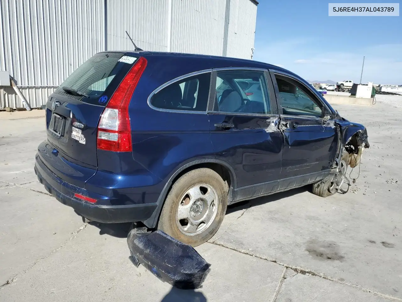 2010 Honda Cr-V Lx VIN: 5J6RE4H37AL043789 Lot: 61639385
