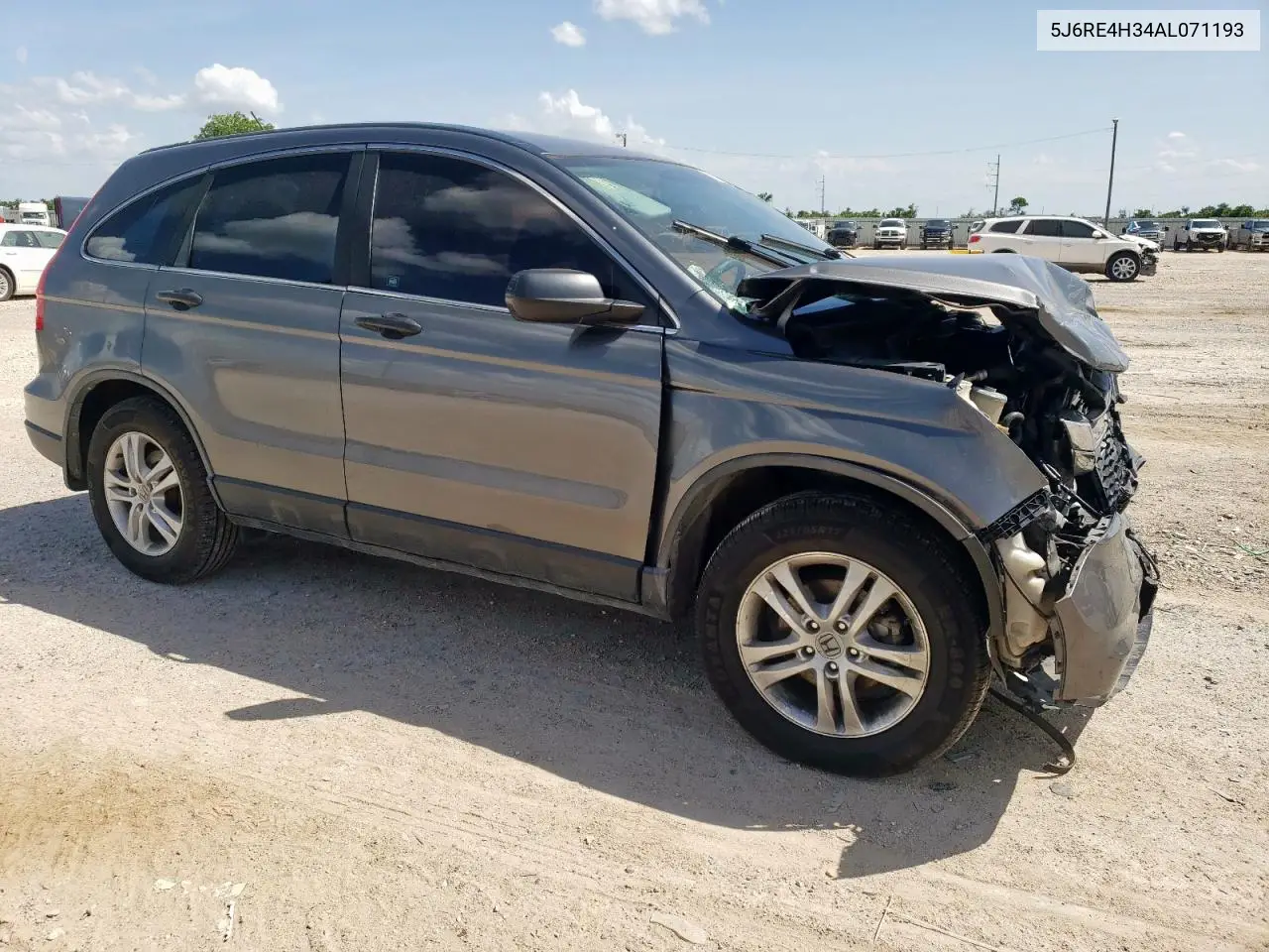 2010 Honda Cr-V Lx VIN: 5J6RE4H34AL071193 Lot: 62675705