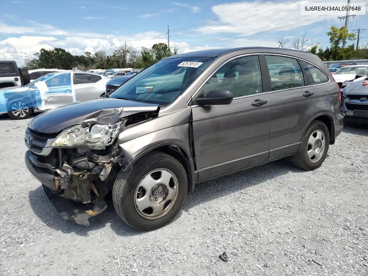 2010 Honda Cr-V Lx VIN: 5J6RE4H34AL057648 Lot: 62679515