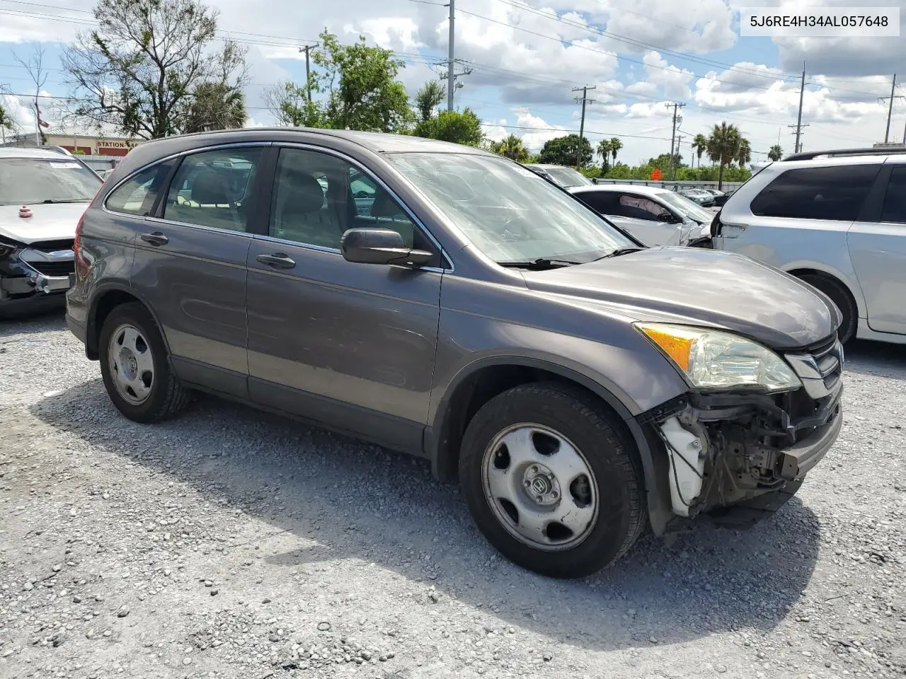 2010 Honda Cr-V Lx VIN: 5J6RE4H34AL057648 Lot: 62679515