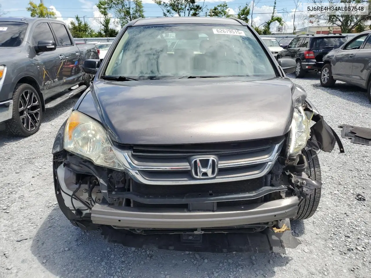 2010 Honda Cr-V Lx VIN: 5J6RE4H34AL057648 Lot: 62679515