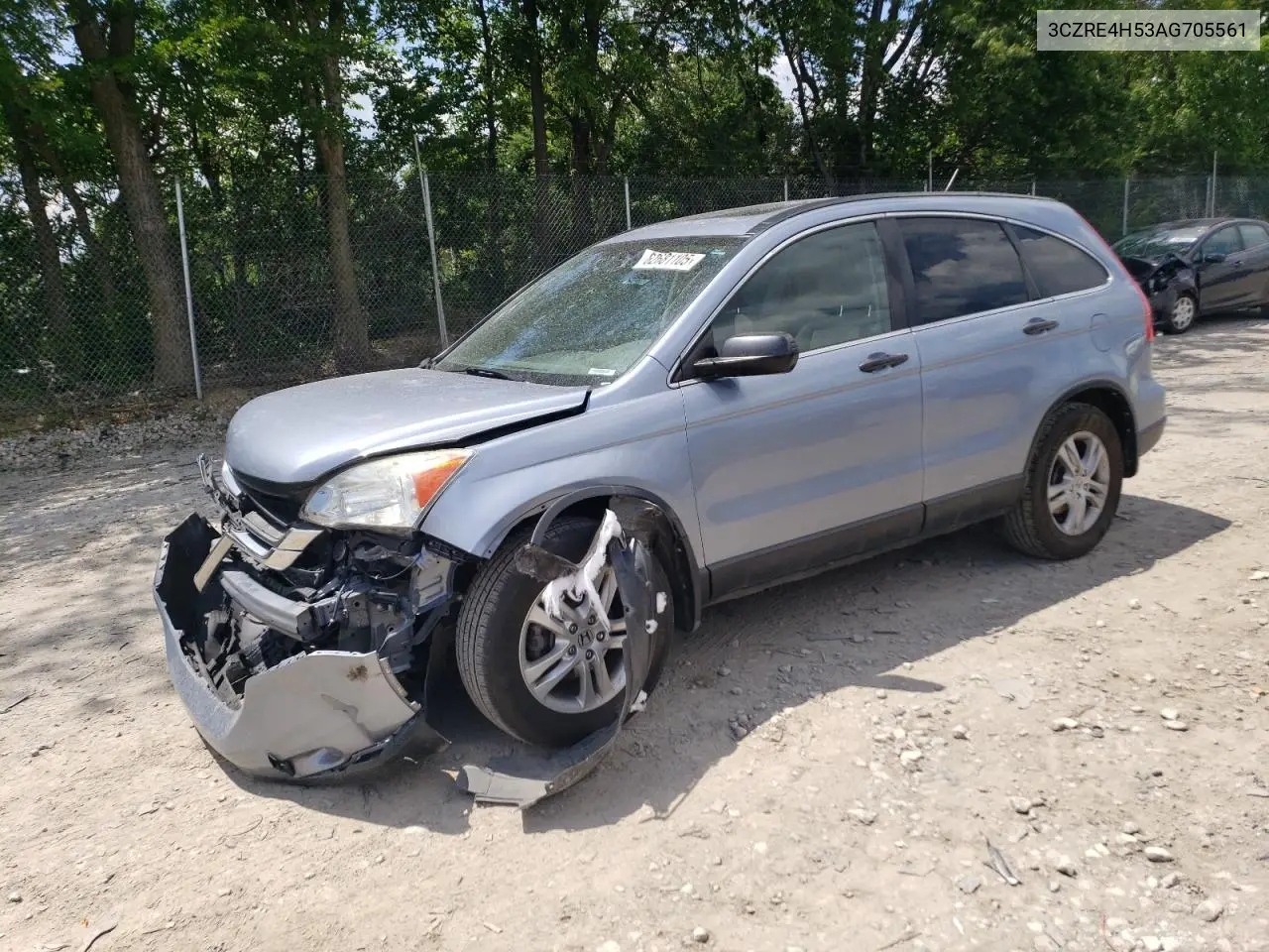 2010 Honda Cr-V Ex VIN: 3CZRE4H53AG705561 Lot: 62681105