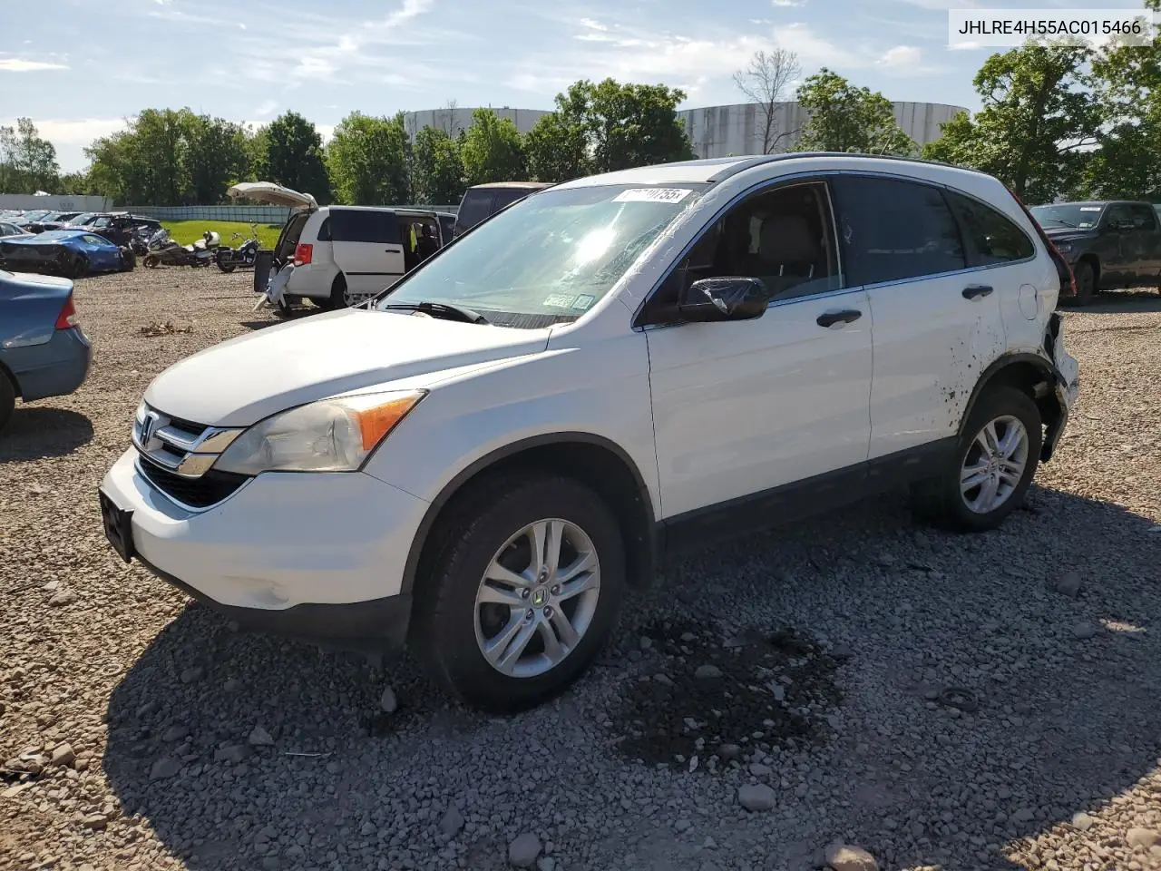 2010 Honda Cr-V Ex VIN: JHLRE4H55AC015466 Lot: 62740755