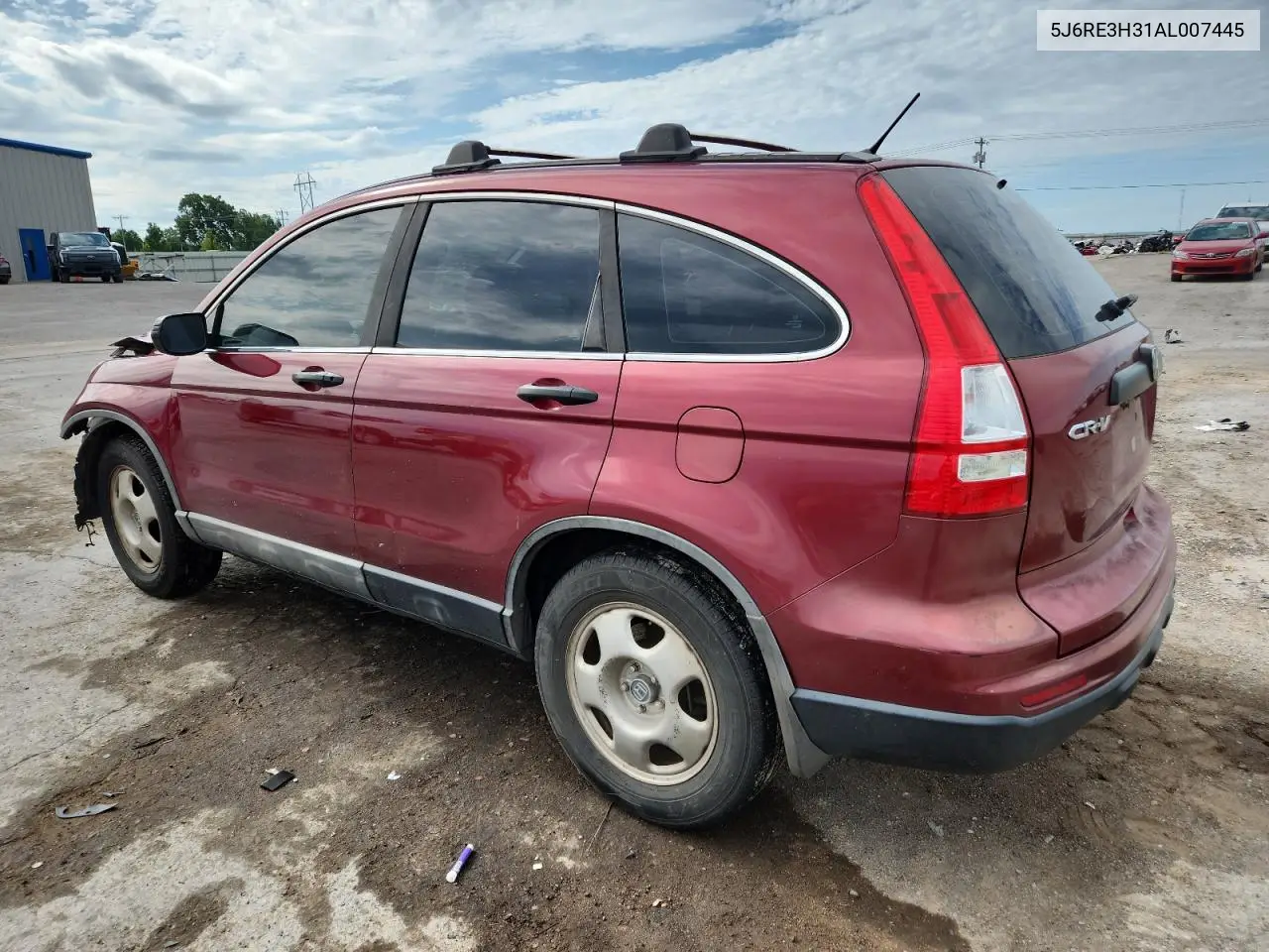 2010 Honda Cr-V Lx VIN: 5J6RE3H31AL007445 Lot: 62913835