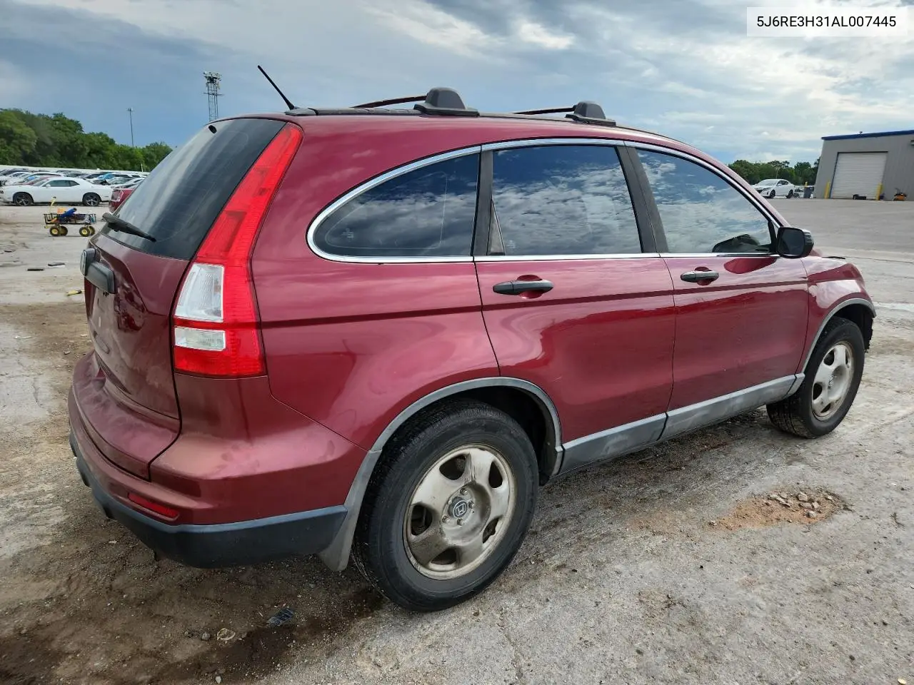 2010 Honda Cr-V Lx VIN: 5J6RE3H31AL007445 Lot: 62913835