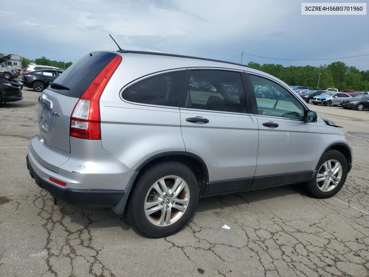 2011 Honda Cr-V Ex VIN: 3CZRE4H56BG701960 Lot: 56728035