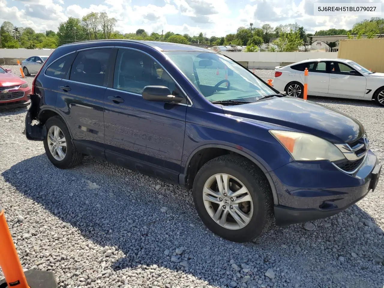 2011 Honda Cr-V Ex VIN: 5J6RE4H51BL079027 Lot: 56974115